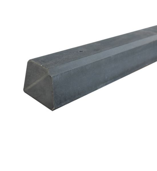 Betonpaal beton-antraciet piramide (voor tuinscherm) 275cm 10/10
